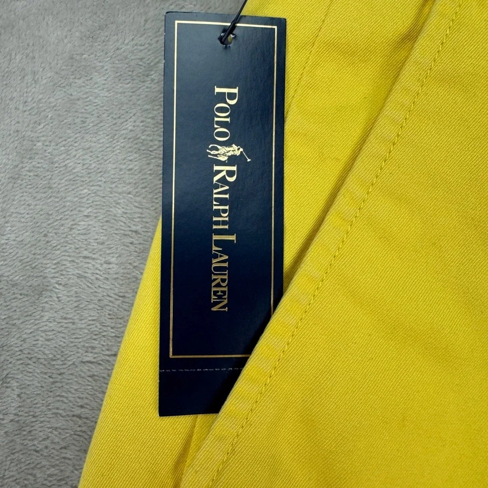 Polo Ralph Lauren Suffield Pant Mens 36/30 Yellow Classic Fit Chino New MSRP $98